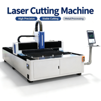 Machine de découpe laser à fibre CNC 1500W 2000W 3000W 4000W 6000W 1530 1325 pour acier et métal