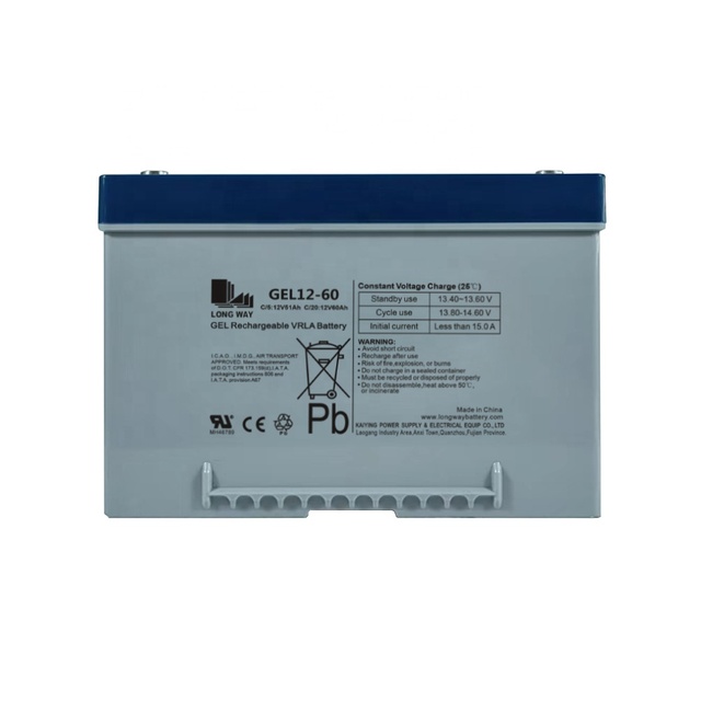 High Quality 12V60Ah Lead Acid AGM Gel Battery for Electric Wheelchair Car Scooter Golf Carts Power Tools