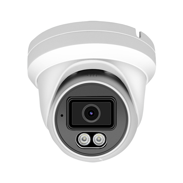 ENSTER 5MP 8MP 4K Indoor Two Way Audio Colorvu PoE IP Camera AI Human Vehicle Detection Turret Home Security Cctv Camera
