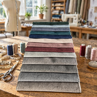 Haute qualité 100% Polyester adhésif canapé tissu uni tricoté tapisserie d'ameublement pour Textiles de maison et meubles pour canapé chaise et jouet