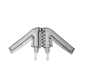 Pneumatische Therapie jacke des OEM-Herstellers CE ISO-zertifiziertes Luftkompressions-Kleidungs stück Oberkörper-Lymphödem-<span class=keywords><strong>Massage</strong></span> 12-Kammer - Product Image 1