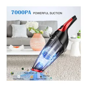 6800Pa 12V Wired/Wireless 7.4V Wet Dry Cordless Handheld Vacuum Cleaner For Car And Home Pet Use