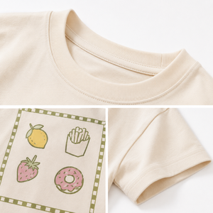Camiseta Personalizada con Gráficos para Niños Pequeños, Niños y Niñas, Talla Grande, Holgada, Ligera, 100% Algodón, Manga Corta, Hombros Caídos - Product Image 2