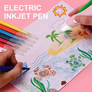 Nouveau stylo à <span class=keywords><strong>aquarelle</strong></span> lavable <span class=keywords><strong>pour</strong></span> enfants, stylo 3D, stylo pulvérisateur DIY, outil de <span class=keywords><strong>dessin</strong></span> électrique <span class=keywords><strong>pour</strong></span> peinture créative - Product Image 6