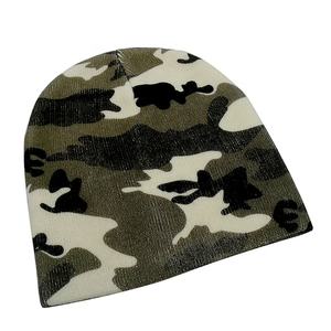 Berretto Sportivo Invernale Personalizzato con Stampa Digitale/Puff, 100% Acrilico, Stile Street, Jacquard Camo Senza Risvolto, Design Y2K - Product Image 4