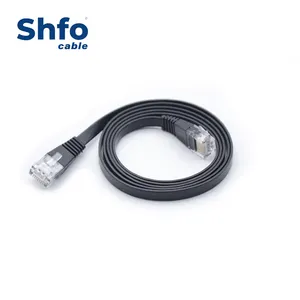 SHFO-LPC003 Customized Length UTP Cat5e Cat6 Rj45 Male Connector Network Jumper Lan Ethernet Jumper Cable