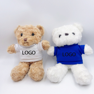 <span class=keywords><strong>Precio</strong></span> barato Juguete de peluche promocional Último diseño Doctor Teddy Bear Con logotipo en la camiseta - Product Image 4