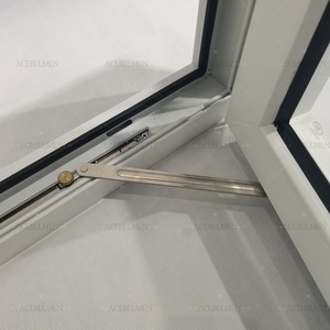 Fenêtres Upvc à bon <span class=keywords><strong>prix</strong></span> Fenêtres en <span class=keywords><strong>PVC</strong></span> <span class=keywords><strong>blanc</strong></span> <span class=keywords><strong>Double</strong></span> glaçure Fenêtre inclinable et tournante - Product Image 6
