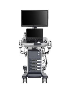 Ecógrafo Doppler Color Médico con Carro Zoncare Viv60, Escáner Ultrasónico de Diagnóstico Veterinario Marca Zoncare - Product Image 2