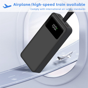 พาวเวอร์แบงค์ความจุสูง 30000mAh แบบ Li-Polymer ชาร์จเร็ว สายในตัว ได้รับการรับรองมาตรฐาน CE FCC RoHS รับผลิตแบบ OEM ขายส่งสำหรับกิจกรรมกลางแจ้ง - Product Image 5