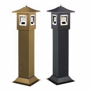 Cendrier d'extérieur de nouvelle conception <span class=keywords><strong>pour</strong></span> espace <span class=keywords><strong>fumeur</strong></span> Cendrier vertical en métal <span class=keywords><strong>pour</strong></span> cigarettes Cendrier vertical en acier inoxydable - Product Image 4