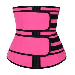 Faja Reductora de Cintura Ajustable de Neopreno Flexible para Deportes y Postparto, con Doble Cinturón y Protección con Cremallera - Product Image 1