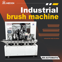 Machine de fabrication de brosses industrielles entièrement automatique 1 perçage 1 tuftage et coupe pour brosses en fil d'acier et en nylon