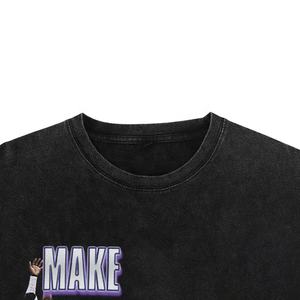 เสื้อยืดผ้าฝ้ายโอเวอร์ไซส์ผ้าฮิปฮอปสำหรับผู้ชายเสื้อโอเวอร์ไซส์ผ้าฝ้าย100% กราฟิกพิมพ์ลายโลโก้ได้ตามต้องการ - Product Image 3