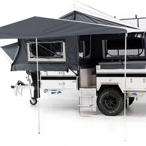 Profesyonel üretim ucuz çelik Off Road Camper çekme karavan Rv