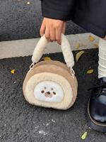 Sac à dos en peluche personnalisé en gros avec jouet amovible, idéal pour les souvenirs de zoo, service OEM/ODM