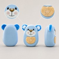 Ours en peluche intelligent interactif bleu AI Chat, animal en peluche connecté Wi-Fi rechargeable, compagnon éducatif, cadeau pour les 5-7 ans