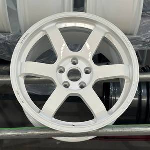 SHIN-593 Cerchi in Lega Forgiata da 18-19 Pollici Stile TE37 S-PLUS Bianco Perla con Logo Lavorato CNC per <span class=keywords><strong>Civic</strong></span> <span class=keywords><strong>Type</strong></span> <span class=keywords><strong>R</strong></span> GR86 WRX - Product Image 3