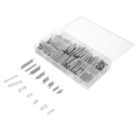 Lot de 200 colliers de serrage en acier zingué multi-tailles, à commande manuelle, polyvalents pour usage domestique, OEM Panpal avec boîte en plastique