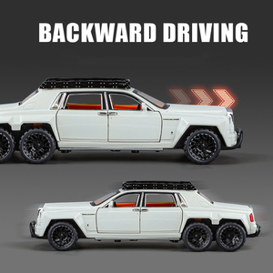 Modèle <span class=keywords><strong>de</strong></span> voiture <span class=keywords><strong>de</strong></span> sport Phantom 6X6 à l'échelle 1:32 <span class=keywords><strong>de</strong></span> haute qualité avec <span class=keywords><strong>toit</strong></span> étoilé, en métal moulé sous pression, haute simulation, collection classique, décoration - Product Image 4