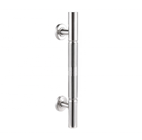 Nouveau design Poignée de porte en bois et verre Poignées de porte en acier inoxydable pour portes intérieures