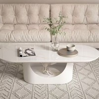 Leichter Luxus Minimalistischer Marmor Langlebiger Couchtisch Wohnzimmer Zuhause Netz-Trend Kreativ Kleine Wohnung Einfach Modern