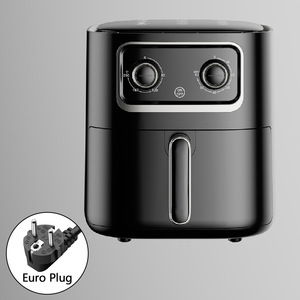空气油炸锅8L大容量机械旋钮型号不锈钢烘焙一体机薯条机 - Product Image 6