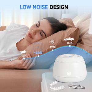 All'ingrosso IPX7 impermeabile 48khz pulitore dentale ad ultrasuoni per uso domestico con quattro lampade UV per la pulizia profonda bretelle per protesi - Product Image 6