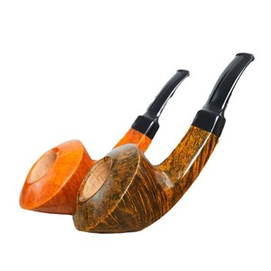 Muxiang Briar Wood Pipe Bent Type 3mm Filter Tobacco Smoking Pipe For Men Personal Gift - Product Image 5
