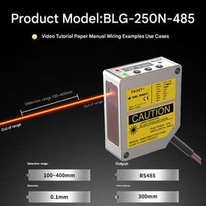 IR 센서 고정밀 0.002mm 아날로그 수량 485 레이저 변위 거리 적외선 감지기 스위치 두께 높이 측정용 - Product Image 5