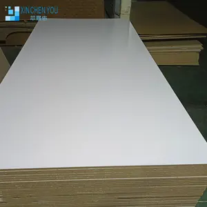 veneer laminated mdf board kitchen panel MDF HMR hdf wood MDF 5mm high gloss hdf board