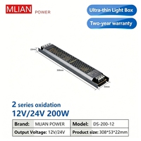 Alimentation LED ultra-mince multi-protection ignifuge 12V 100W AC-DC à sortie unique pour l'industrie des panneaux LED