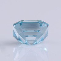Diamante Cultivado en Laboratorio, Corte Asscher, 3.11 Quilates, VVS2, Azul, Corte Excelente, Certificación IGI, Diamante CVD para Joyería, Fabricación Personalizada, Venta al por Mayor