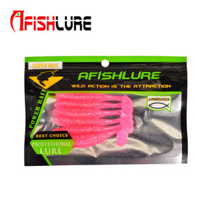 T coda luminosa esche morbide esche Silicone 50mm 75mm merci <span class=keywords><strong>per</strong></span> la pesca <span class=keywords><strong>mare</strong></span> Wobblers attrezzatura artificiale - Product Image 5