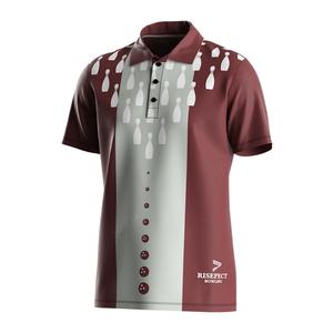 Camisetas de Poliéster Sublimadas al por Mayor, Camisetas de Manga Corta, Camisetas Polo Deportivas, Camisetas de Boliche para Hombre - Product Image 1