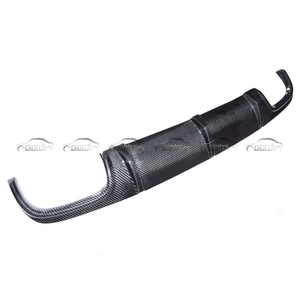 For Mercedes Benz W209 CLK Rear Bumper Lip <b>Diffuser</b> with Carbon Fiber Fins Spoiler Winglet Splitter New <b>Car</b> Tuning Product - Product Image 4