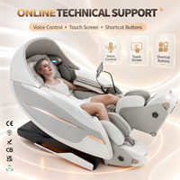 Fauteuil de massage de luxe Morningstar, inclinable, pour bureau, avec airbags intégraux 5D, rail SL de 135 cm