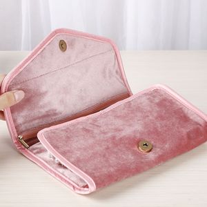 Portable <b>Jewelry</b> <b>Storage</b> Pouch Velvet Folding <b>Jewelry</b> <b>Storage</b> Pouch Customized Pouch Wholesale - Product Image 3