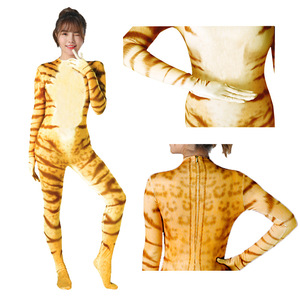 Traje de Cuerpo Entero con Estampado de Gato para Mujer, Disfraz de Halloween, Diseño 3D, Talla Adulto, Marca Hongbo Mingchuang - Product Image 4