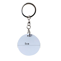 20 PCS/Lot Cadre photo imprimé double face personnalisé Porte-clés vierge par sublimation Porte-clés cadre photo métal aluminium pour bricolage