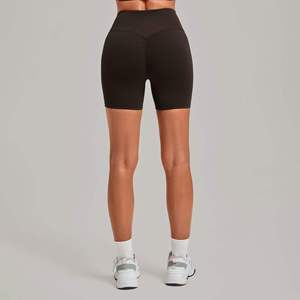 Nuovi Shorts da Yoga Joyyoung per Donna, Senza Cuciture Invisibili, Resistenti alle Pieghe, in Spandex/Nylon, a Vita Alta, Modellanti - Product Image 5