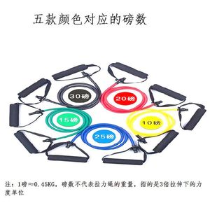 Bandas de Resistencia para Ejercicio, 124 cm, 0.11 cm de Diámetro, Material TPE, Duraderas, para Entrenamiento Físico, Equipo de Ejercicio en Casa - Product Image 4