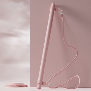PINJIAN Vente en gros Ensemble de 12 bandes de résistance pour femmes, bandes de résistance élastiques en TPE avec barre de Pilates - Product Image 4