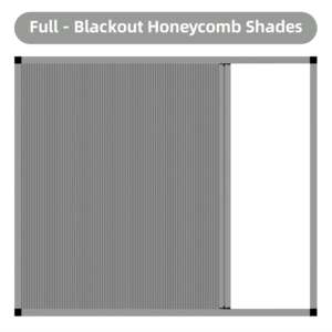 Stores plissés cellulaires verticaux isolés aux UV, pare-soleil et moustiquaire intégrés, isolation <span class=keywords><strong>thermique</strong></span> - Product Image 2