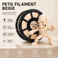 Filamento PETG Básico Color Albaricoque de 1.75mm, Material de Impresión 3D, Filamento para Impresora 3D para Impresión FDM y Fabricación de Moldes
