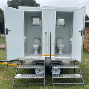 2026 Remorque WC mobile modulaire personnalisée pour extérieur, cabine de douche et toilettes de camping - Product Image 1