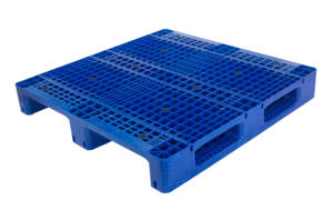 Palette en plastique PP Euro à <span class=keywords><strong>grille</strong></span> à motifs Chuan, simple face, 4 directions, du fabricant, rapport prix/performance le plus équilibré, tube en acier - Product Image 2