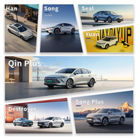 Phare avant droit combiné à LED pour voiture, vente en gros, pour BYD Yuan up ATTO2 Qin PLUS, haute luminosité, installation directe, lampe avant automobile
