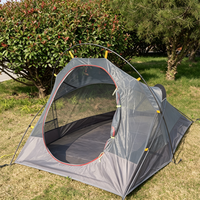 Tente de montagne double couche pour l'extérieur, portable, à montage rapide, imperméable, professionnelle pour la randonnée, l'escalade et le camping