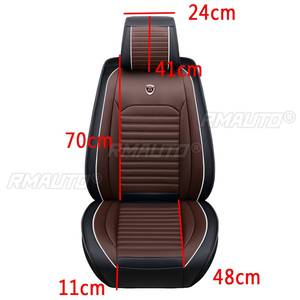 Housse de siège auto en cuir PU, protection de coussin de siège de voiture - Product Image 6